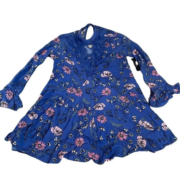 Lulu’s Long Sleeve Floral Dress • Size Medium • NWT - Picture 1 of 6